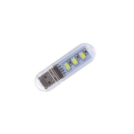 USB-Mini-Lampe 3 LEDs warmweiß