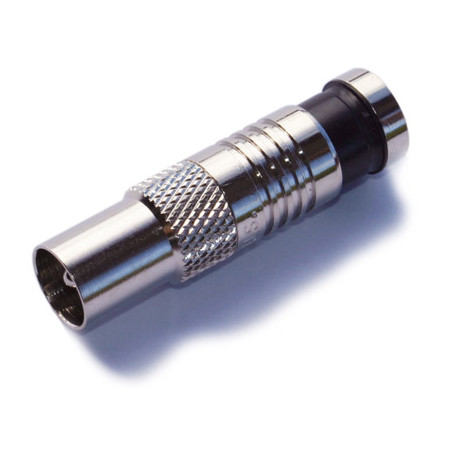 TV male plug RG6 compression type