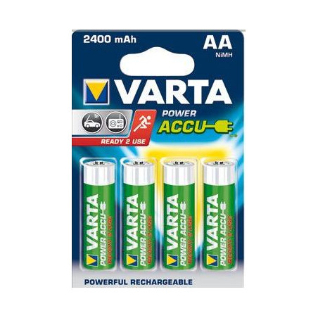 Zestaw 4 akumulatorów R6 2600mA Varta Ready2Use