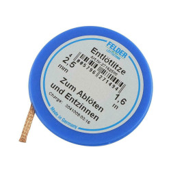 Plecionka do rozlutowywania 2,5mm 1,6m Felder