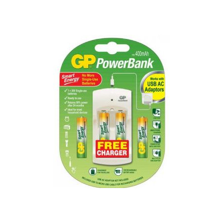 Charger + set of 4 R6 2000mAh batteries