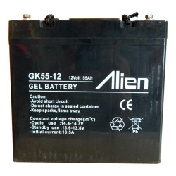 Gel-Akku 12V 55Ah Alien