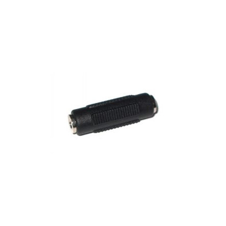 Adapter jack 3.5mm female-female plastic