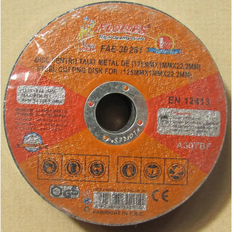 Metal cutting disk (125MMx1MMx22.2MMx22.2MM)