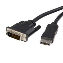 Cable Displayport male - DVI male 1.8m