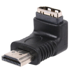 Adapter HDMI żeński na męski pod kątem 90 stopni