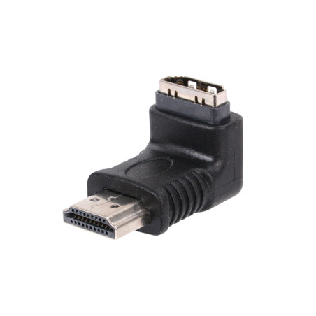 Adapter HDMI żeński na męski pod kątem 90 stopni