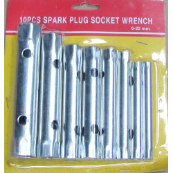 Set of 10-piece socket wrench set