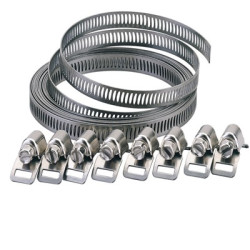 Opaski zaciskowe 8-12mm, 50 szt./zestaw