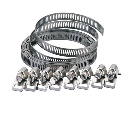 Schlauchschellen 8–12mm – 50 Stück/Set