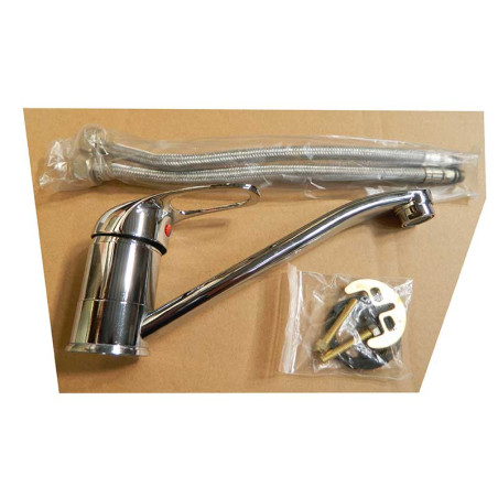 Monobloc battery with long pipe