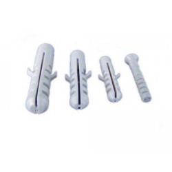 Plastic wall plug (No.6)-100pcs/set