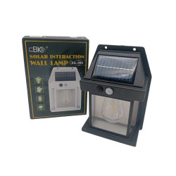 Solar fence lamp