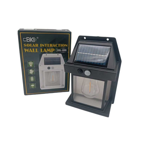 Solar fence lamp