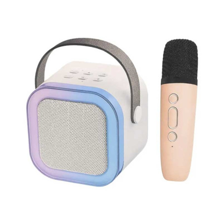 Boxa si microfon Karaoke BT-K12  lumina RGB
