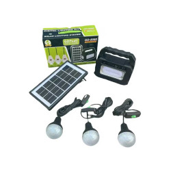 Kit panou solar cu 3 becuri si lanterna inclusa