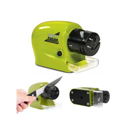 Electric sharpener for knives and scissors