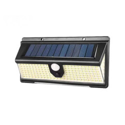 Lampa solara 190 leduri rosu si albastru