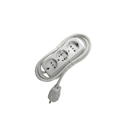 Przedłużacz 3cai 3cai 2m 3x1,5mm2 biały