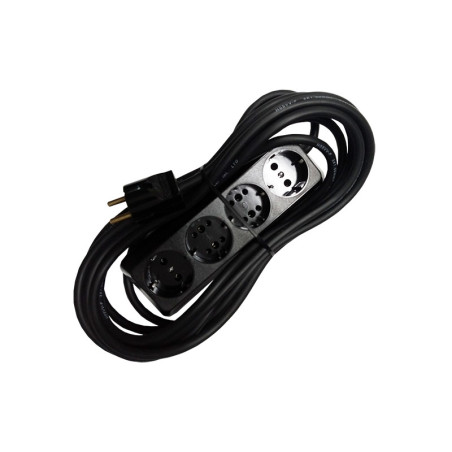 Verlängerungskabel 4cai bungelite 4cai 5m 3x1.5mm2 schwarz