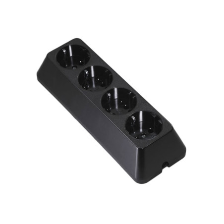 Cap prelungitor bachelita 4 cai negru