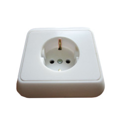 Priza suko weißes Bakelit