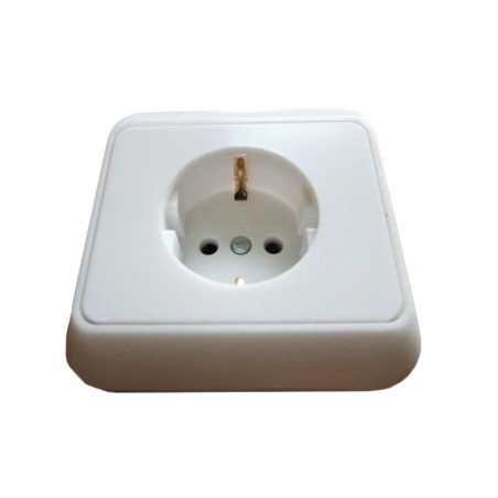 Priza suko white bakelite