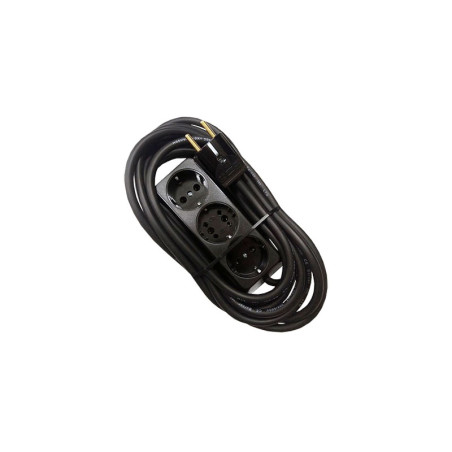 Extension 3cai 3cai 2m 3x1.5mm2 black