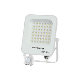 30W LED-Flutlicht mit Sensor 2700 lm 6000K IP65 weiß