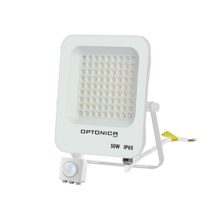 LED floodlight 50W with sensor 4500 lm 6000K IP65 white
