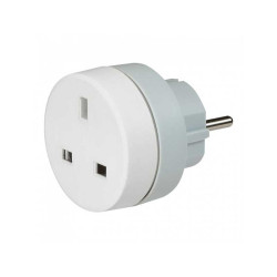 Adapter UK/RO white HQ