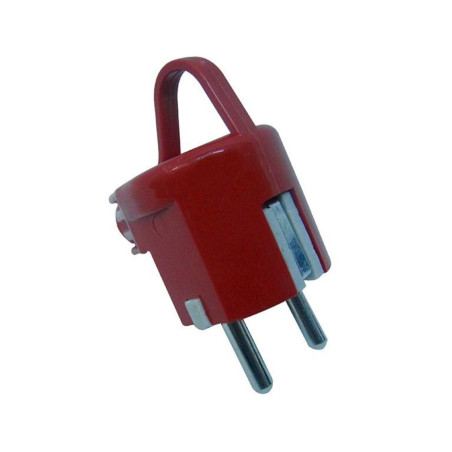 Plug with red ceramic