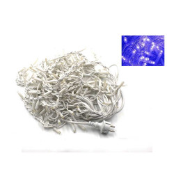 Outdoor garland with thick wire 6M blue