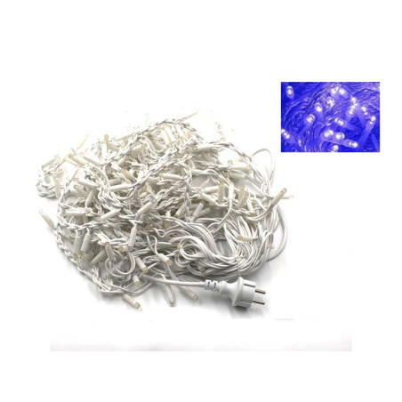 Outdoor Girlande mit dickem Draht 6M blau
