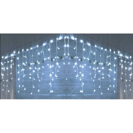 Turtur-Installation 200LED 10m kaltweiß für den Außenbereich, zusammenschaltbar