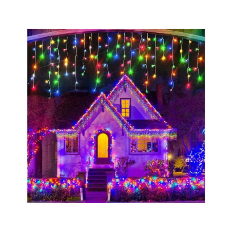 Turtur-Installation 100LED 4,5m mehrfarbig für den Außenbereich miteinander verbindbar