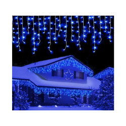 Instalacja Turtur 100LED 4,5m niebieska zewnętrzna z możliwością łączenia