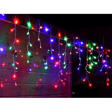 Instalacja świetlika wielokolorowego 300LED 12m