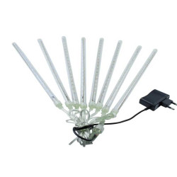 Meteor installation 8 tubes 80cm cool white 4.5m interconnectable