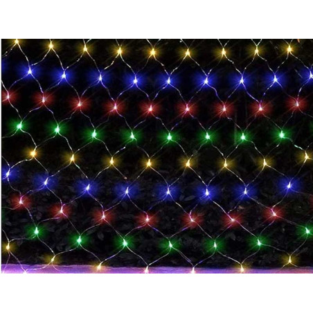 Net installation 320 LEDs 3X3m multicolor interconnectable