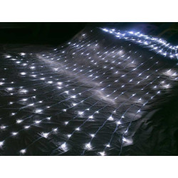 Regenvorhang-Installation 132 LEDs 3x1m kaltweiß