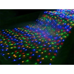 Regenvorhang-Installation 132 LEDs 3x1m mehrfarbig