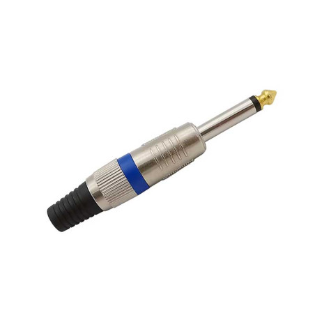 6,3 mm Mono-Klinkenstecker aus Metall