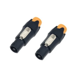 Black and yellow 4p male speak-on plug