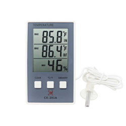Indoor-outdoor thermometer with hygrometer CX-201A