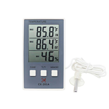 Innen-Außenthermometer mit Hygrometer CX-201A