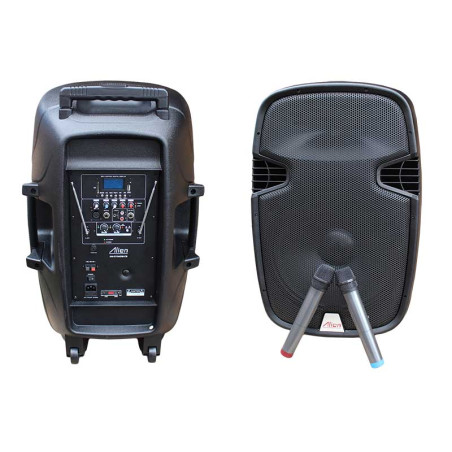 Active enclosure 15inch 2115ADM-CB USB/SD/FM/BT/ACCU/2MIC Alien