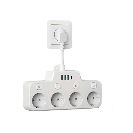 4-way extender with 3xUSB 1xUSB-C switch