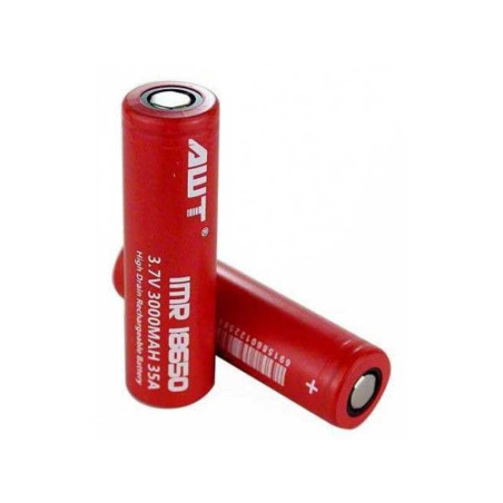 Batterie 3,7 V Lithium 18650 3000 mAh AWT