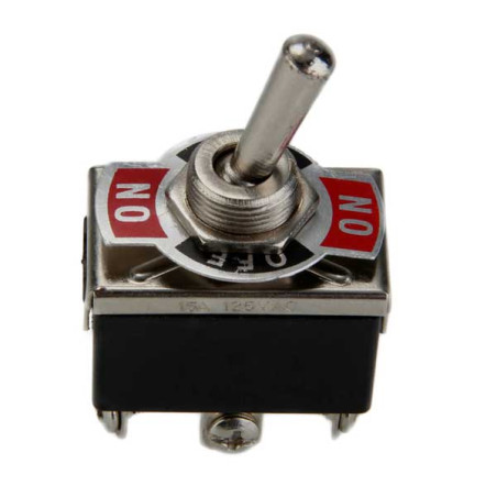 Prosty metalowy włącznik ON/OFF/ON